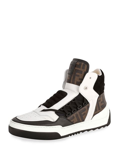 fendi mens sneakers 2016|saks Fendi high top sneakers.